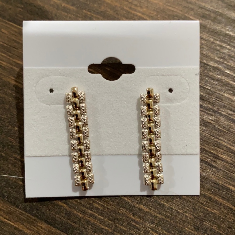 Sterling silver drop earrings